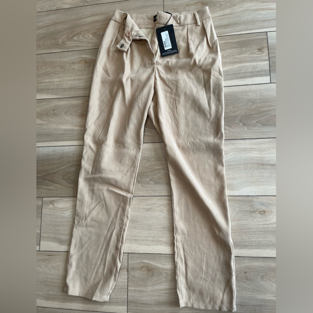 Petite stone premium twill blend straight leg trouser. Never worn